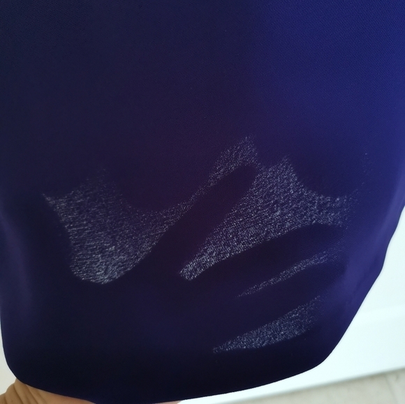 NWOT Evan Picone Royal Purple Dress Size 4 - Picture 4 of 9